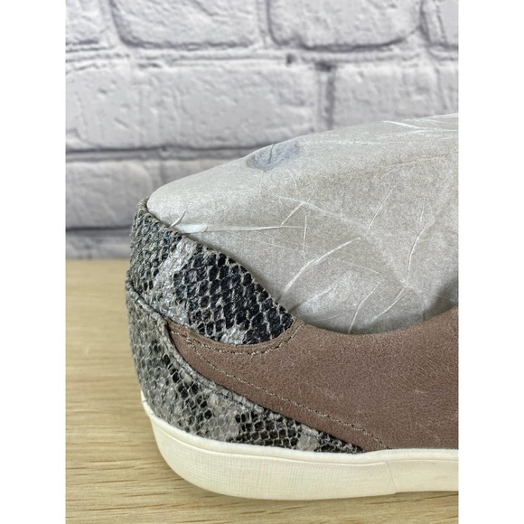 Naturalizer Gray Leather Python Snakeskin Shoes Sneakers size 7 NWT - Picture 4 of 12